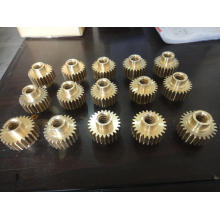 CNC Machine Brass Gear with Hubbing Gear